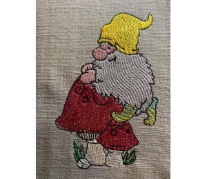 ADVENTSKALENDER 12. Dezember - Stickserie Frühlings Wichtel